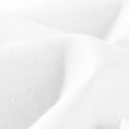 Bavlna len směs lomená bílá