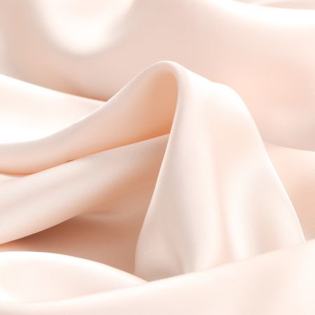 Satén matný jemný imitace hedvábí pastel béžová