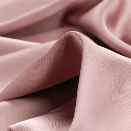 Satén matný jemný imitace hedvábí starorůžová
