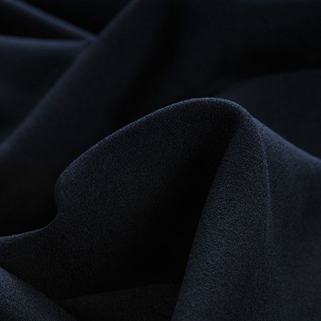 Pletenina úplet scuba crepe oboustranný tm.modrá