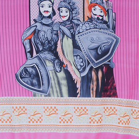 Śála rytířky růžová