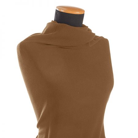 Šatový žoržet čokoládově hnědá