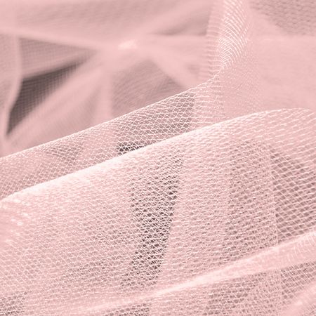 Šatový tyl pudrový