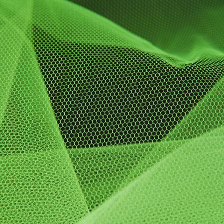 Šatový tyl, fosforově zelený