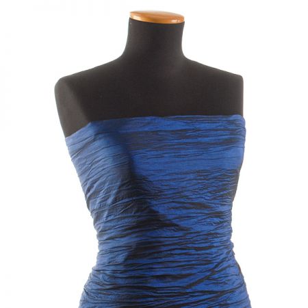 Taft kreš plastický šanžán modrý-černý