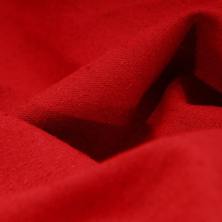 Buretové hedvábí cihlově červené