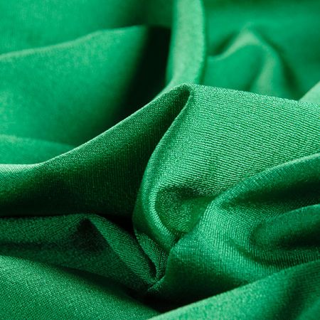 Úplet imitace plavkoviny lesk zelený