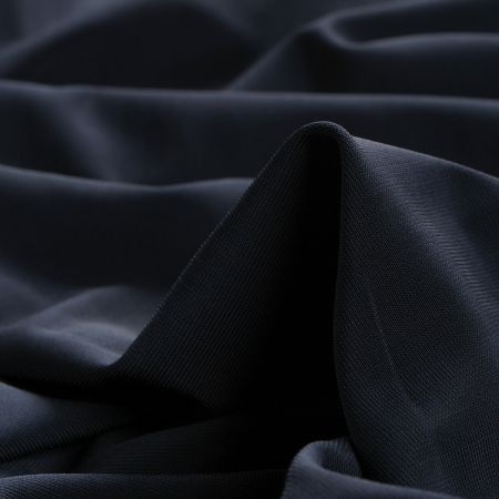 Letní viskozový úplet tmavě modré barvy