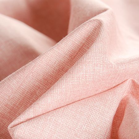 Bavlněná látka tisk melír starorůžová/smetanová