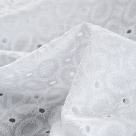 Krajka madeira geometrický vzor ovál