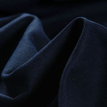 Len pružný viskoza směs temně modrý