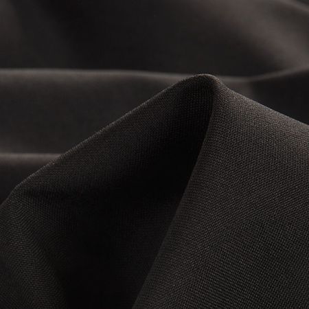 Kostýmová pružná látka imitace lnu černá