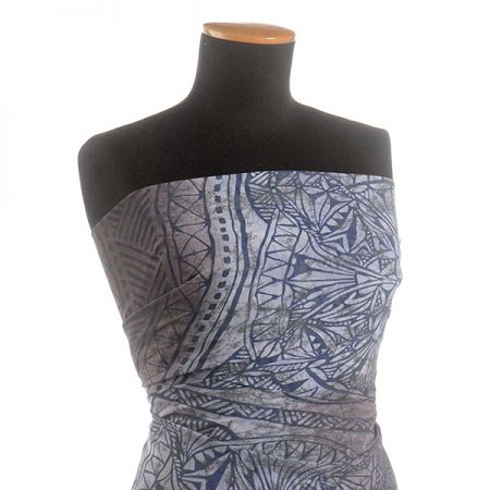 Šifon geometrický etno vzor