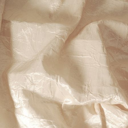 Taft kreš jemný bílá káva