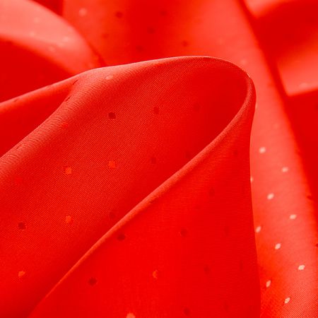 Podšívka směs acetát viskoza puntík červená