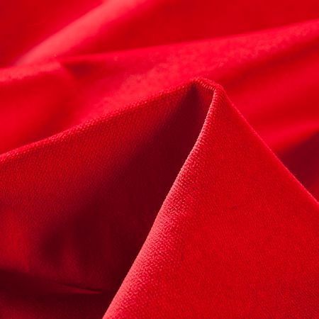 Bavlněný samet červený