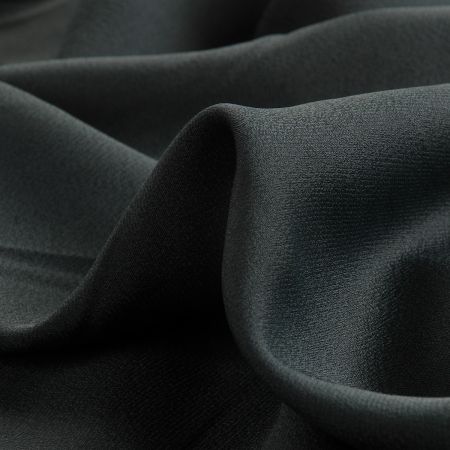 Žoržet šatový viskoza směs zelenošedý