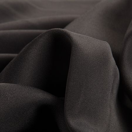 Žoržet šatový viskoza směs černošedý