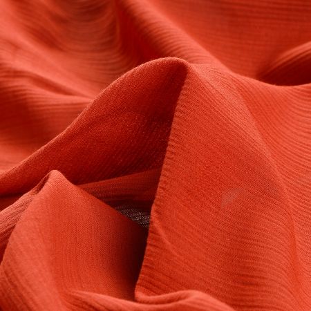 Mušelín bavlna kreš skořicové barvy