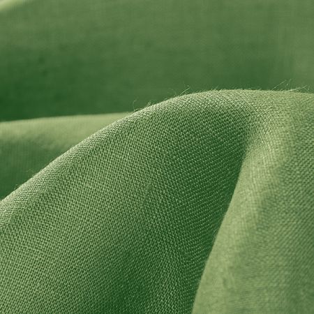 Bavlna len směs středně silná zelená