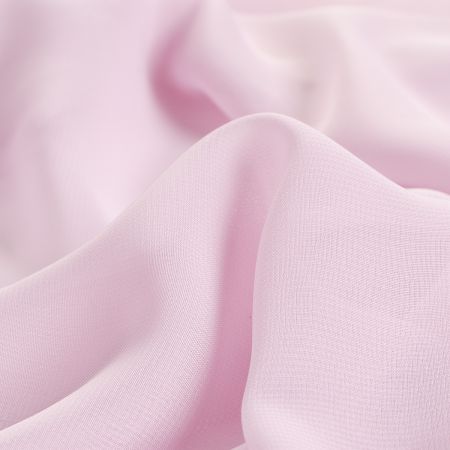 Šifon jednobarevný hladký pastel lila fialový