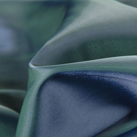 Podšívka šanžánová viskoza modrozelená