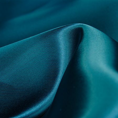 Podšívka saténová tyrkysové barvy