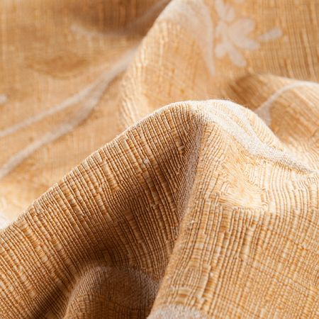 Dekorační látka Buret Plain Flowers hocha