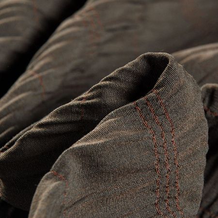 Šatová látka plisé tmavší zelená