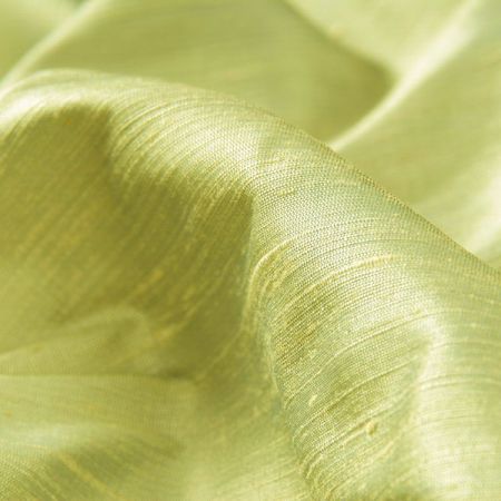 Šantung jednobarevný světle zelený