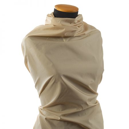 Taft hladký béžový