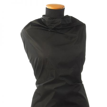 Taft/satén hladký jemný antracit