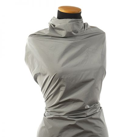 Taft hladký světle šedý/tmavě šedý