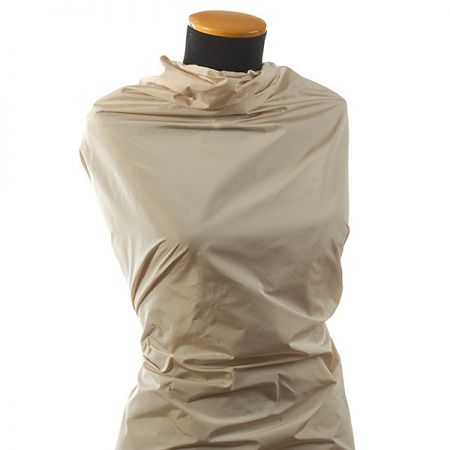 Taft hladký béžový