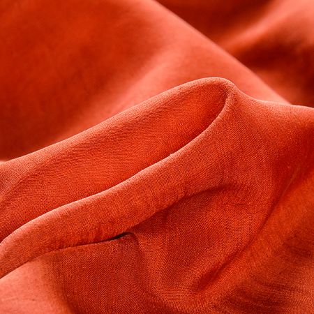 Hedvábný organtýn dvojitý skořicové barvy