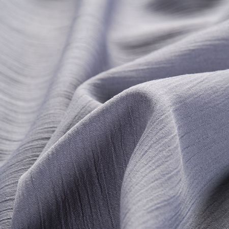 Viskozová šatovka kreš šedomodrá