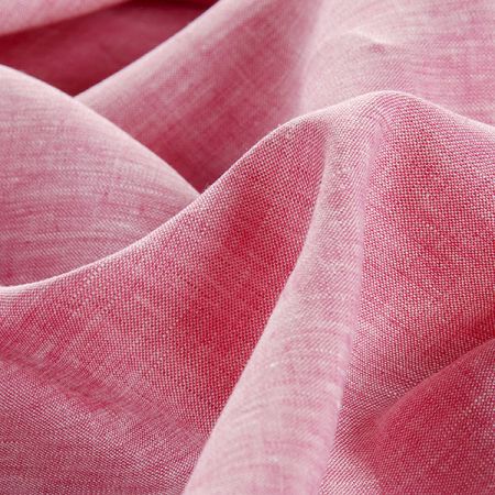 Len středně silný růžovobílý