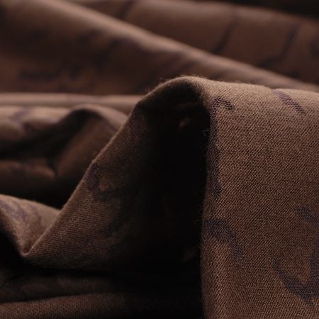 Bavlněný úplet plastický abstraktní vzor