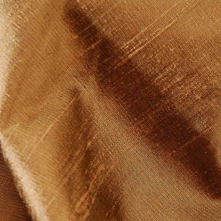 Šantung jednobarevný hnědý