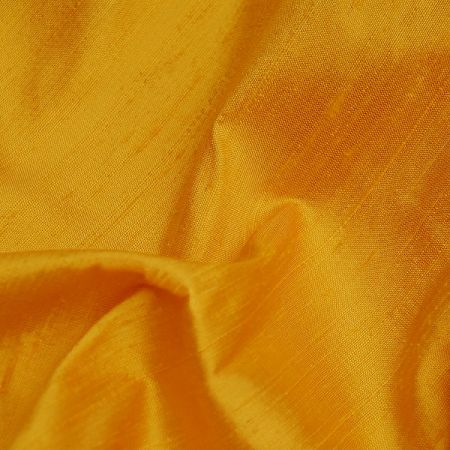 Šantung jednobarevný kanárkově žlutý