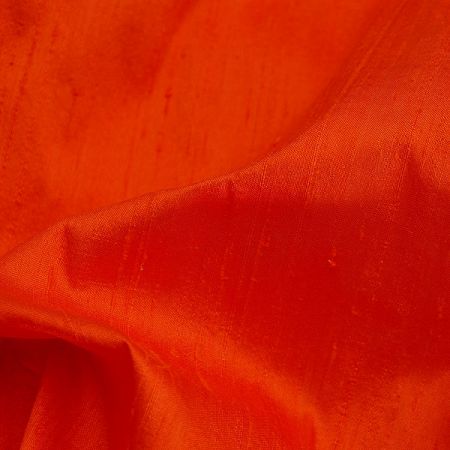 Šantung jednobarevný oranžový