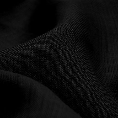 Len bavlna černý košilový