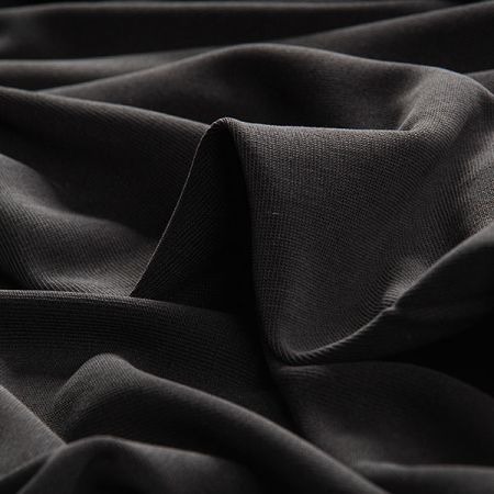 Jemný úplet viskoza směs černý