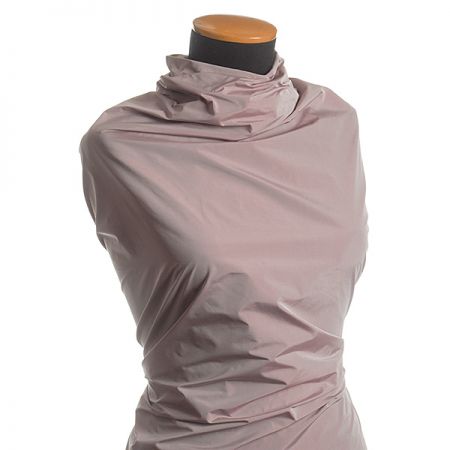 Taft šanžán vínový/šedý