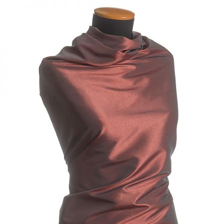 Taft šanžán lososový/modrý