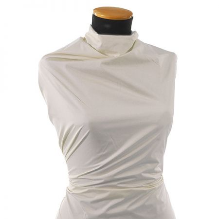 Taft  jednobarevný béžový