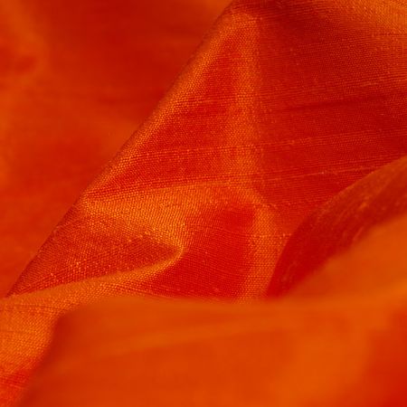 Šantung jednobarevný jasně oranžový