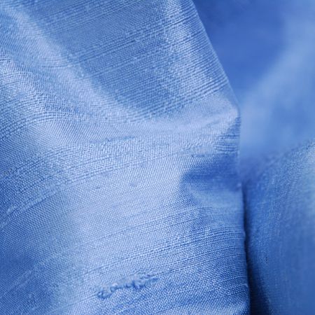Šantung jedobarevný světle ocelově modrá II.jakost