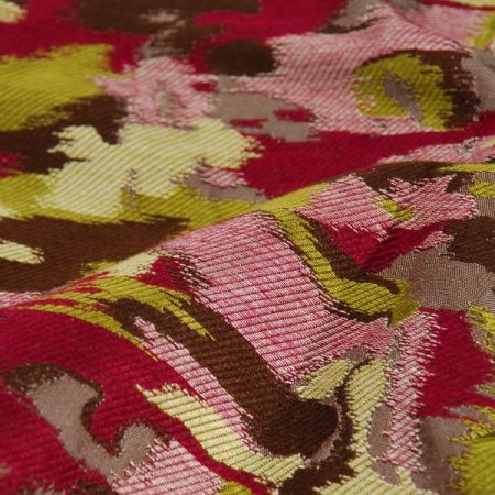 Taft Moare terakota/vínová