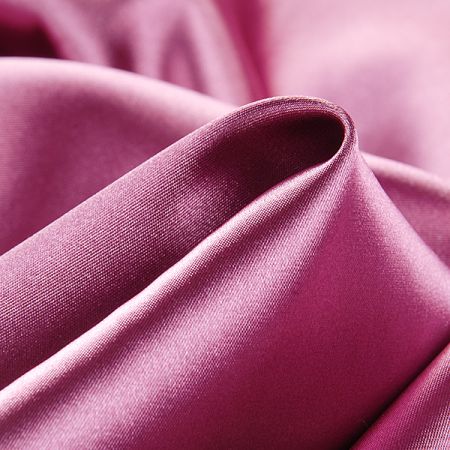 Satén taft pružný růžovofialový